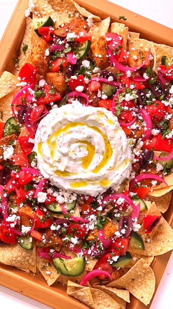 Greek Style Nachos