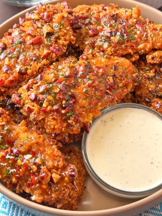 Pecan Crusted Chicken Tenders