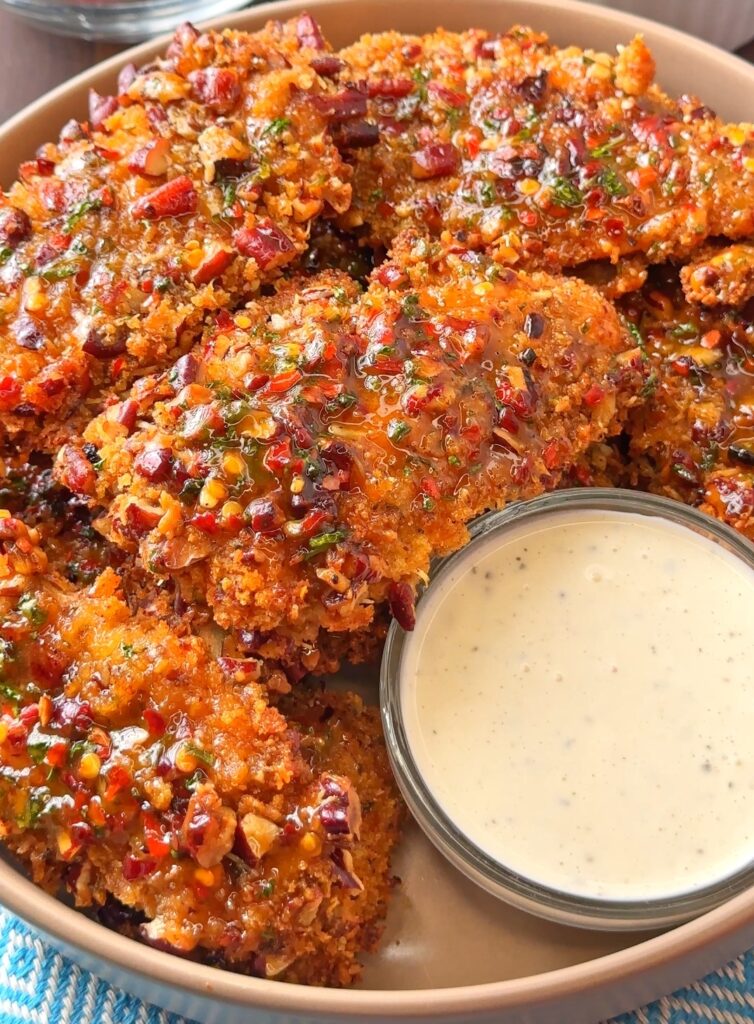 Pecan Crusted Chicken Tenders