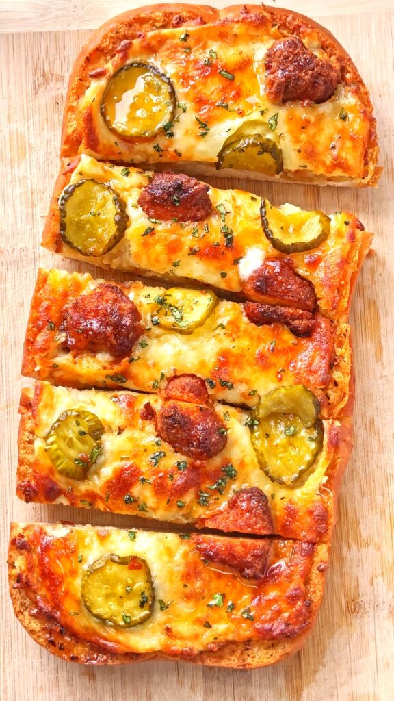 Nashville Hot Chicken Garlic Bread