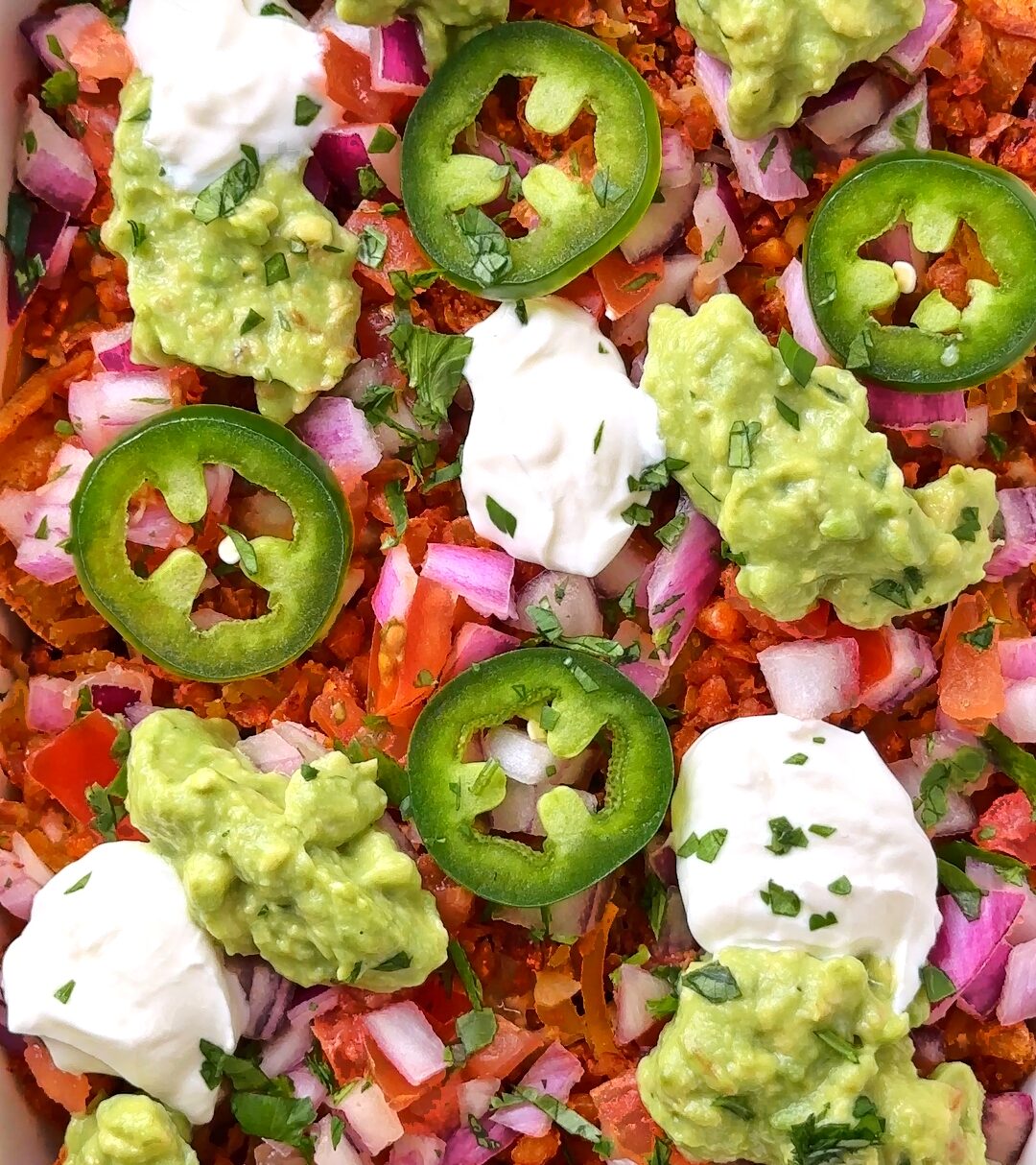 Vegan Loaded Nachos