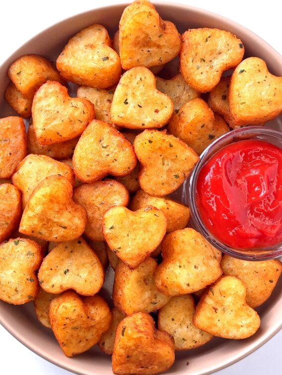 Crispy Potato Hearts