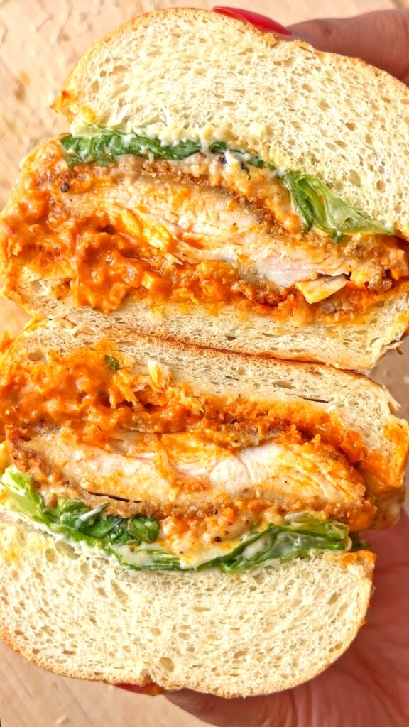 Vodka-Style Chicken Parm Sandwich