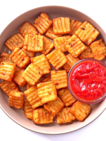 Crispy Chilli Garlic Potatoes