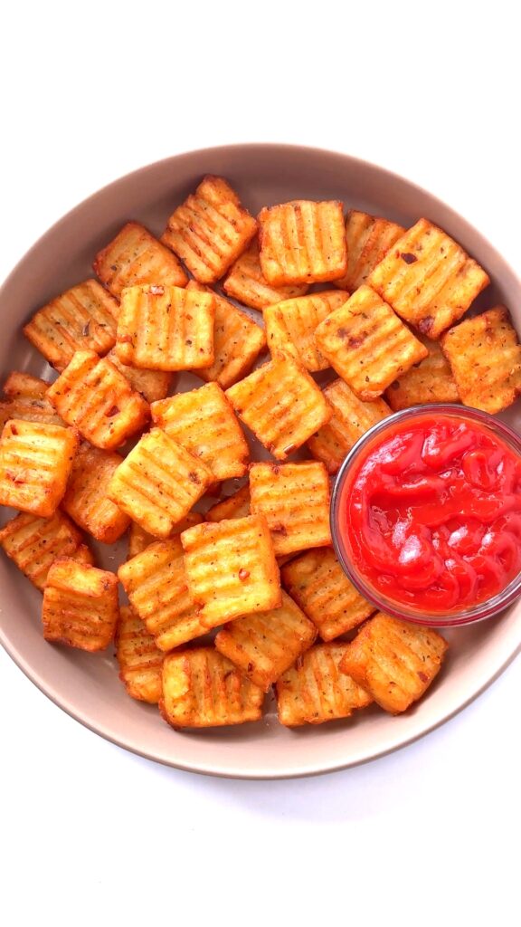 Crispy Chilli Garlic Potatoes