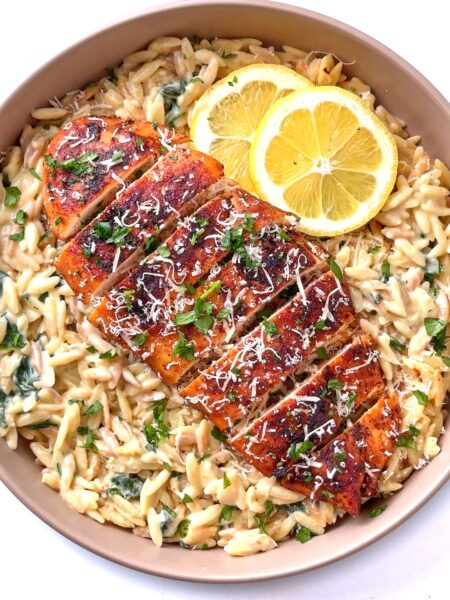 Lemon Pepper Chicken Orzo