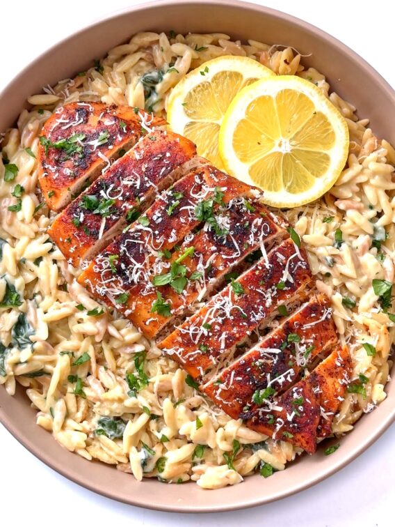 Lemon Pepper Chicken Orzo