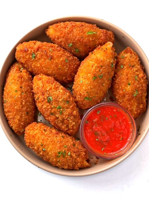 Crispy Stuffed Pasta Shells
