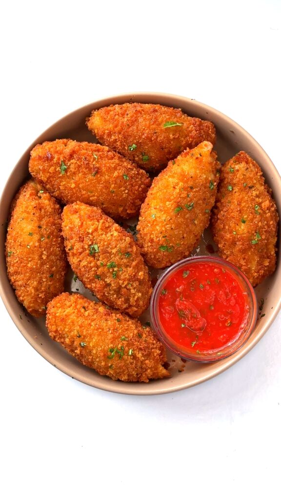 Crispy Stuffed Pasta Shells