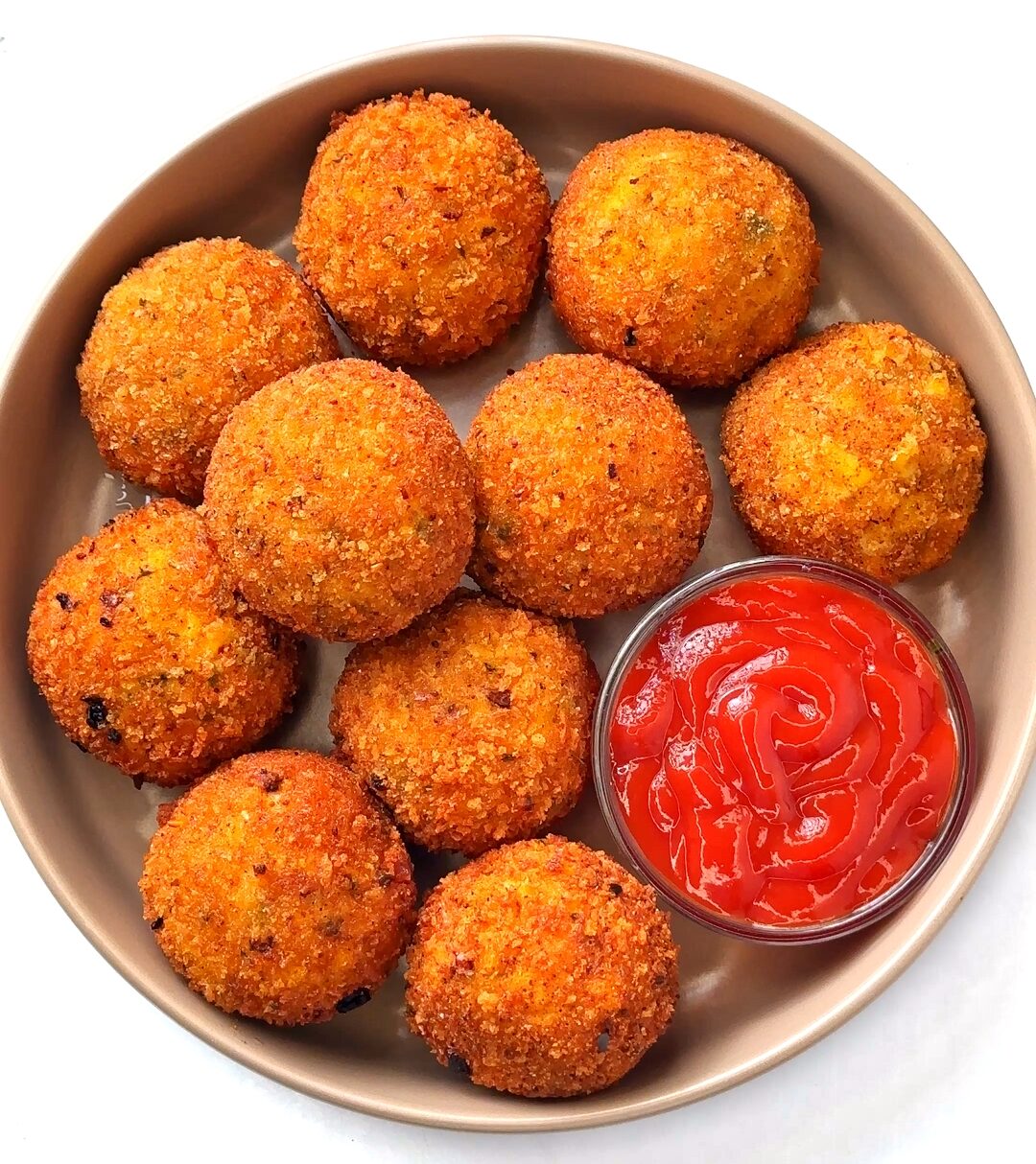 Crispy Chicken Corn Cheese Balls