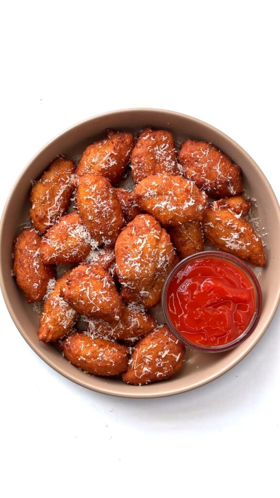 Crispy Cheese Beignets